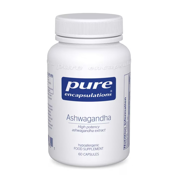 Pure Encapsulations Ashwagandha Cápsulas X60