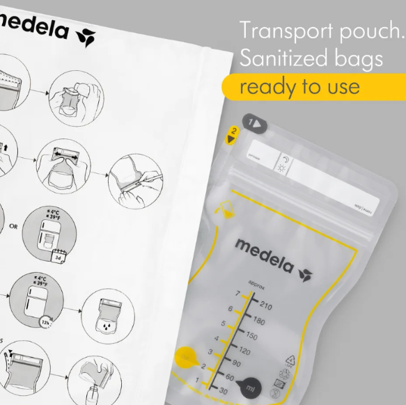 Medela Easy Pour Sacos Conservação para leite materno 50 unidades