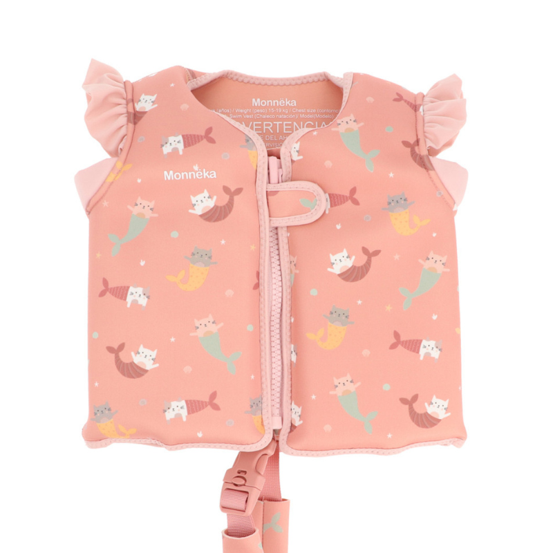 Monneka Colete Flutuador Mermaid Cats 3-6a 101253