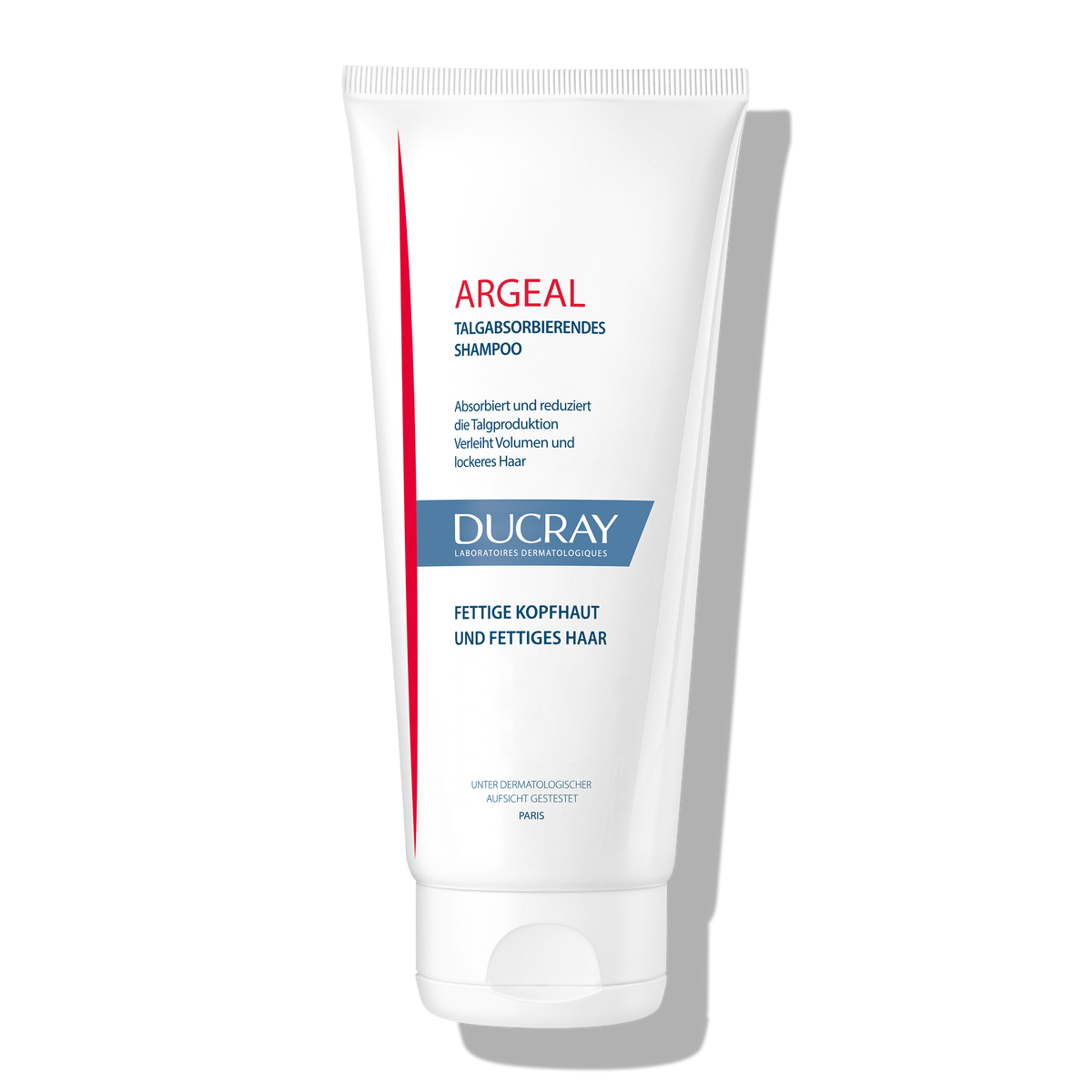 Ducray Champô Sebo-Absorvente Cabelo e Couro Cabeludo Oleoso ARGEAL 200ml