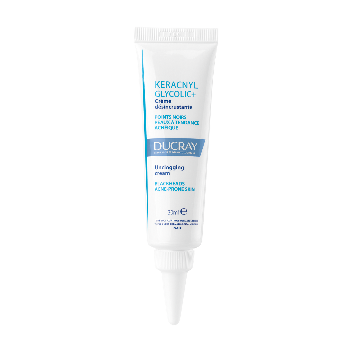 Ducray  Keracnyl Glycolic + Creme Desincrustante 30ml