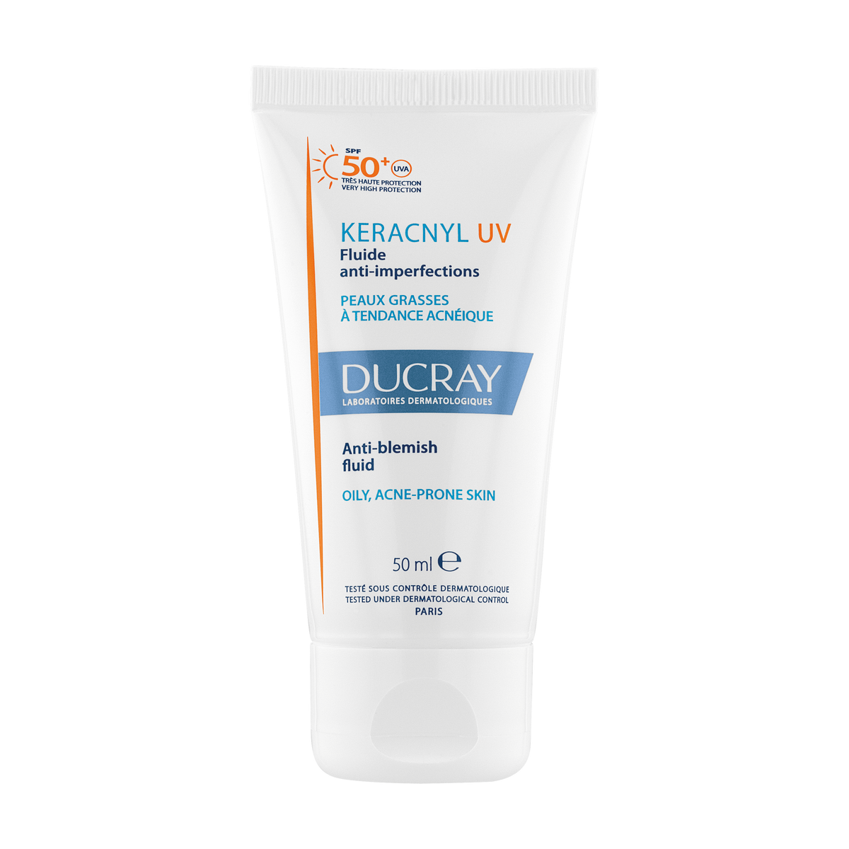 Ducray Keracnyl UV SPF50+ Fluido Anti-Imperfeições 50ml