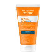 Avène Protetor Solar Rosto Fluído Mineral Sem Perfume SPF 50+ Pele Sensível e Intolerante 50ml