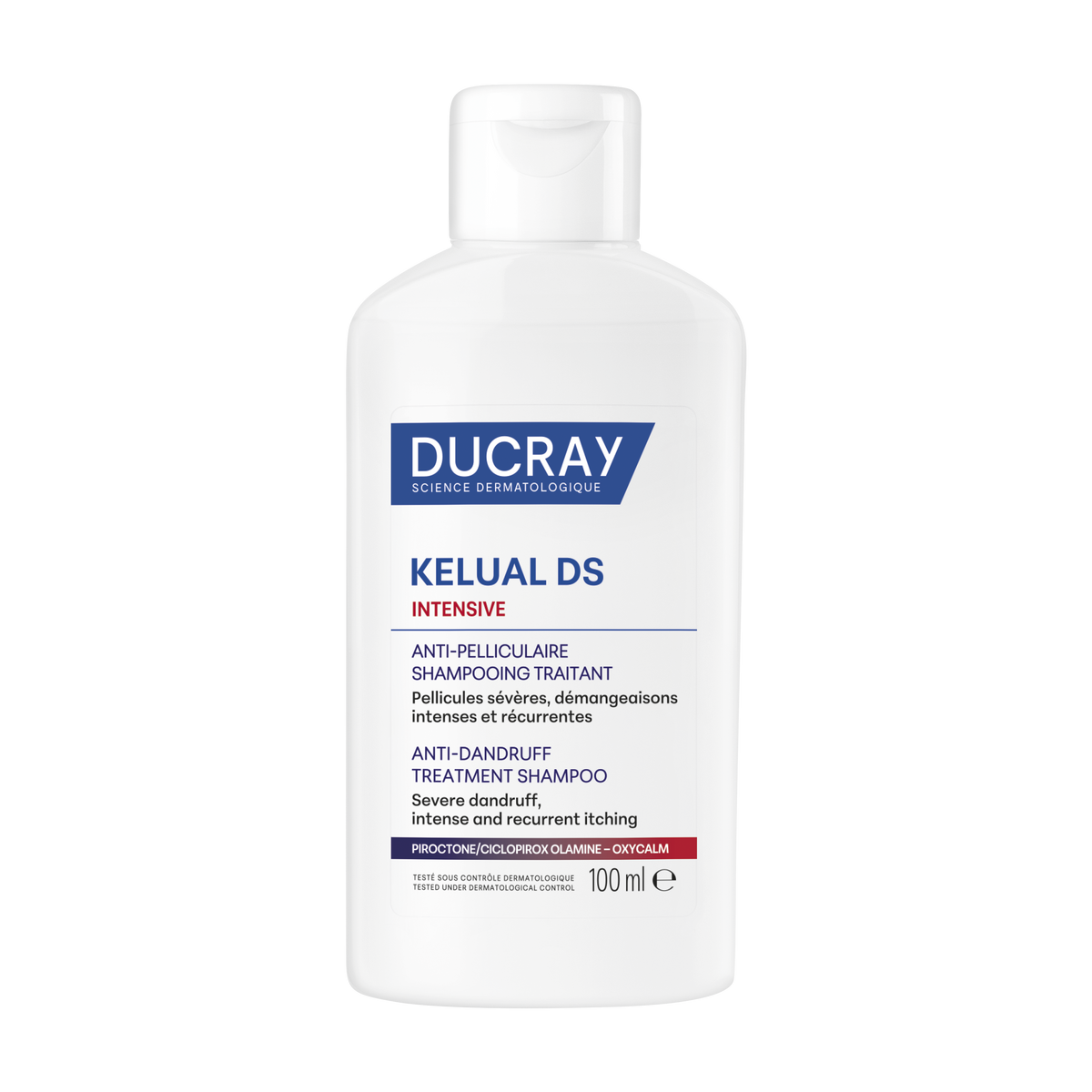 Ducray Champô de cuidado anticaspa KELUAL DS INTENSIVE 100ml