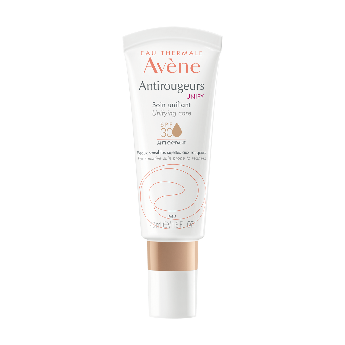 Avène Cuidado Rosto Uniformizador Rosácea com Cor SPF 30 Antirougeurs 40ml