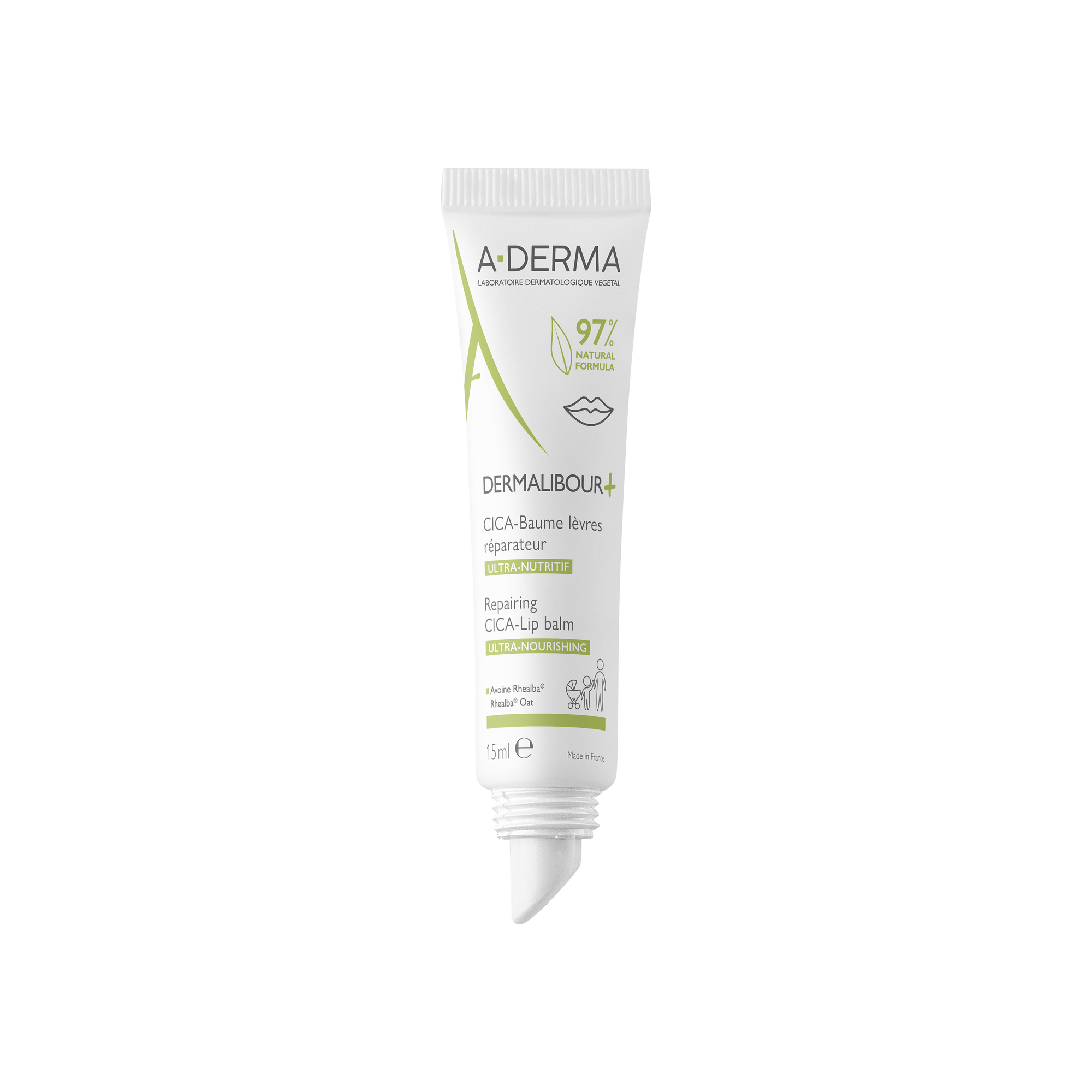 A-Derma Repairing Lip Balm 15mL