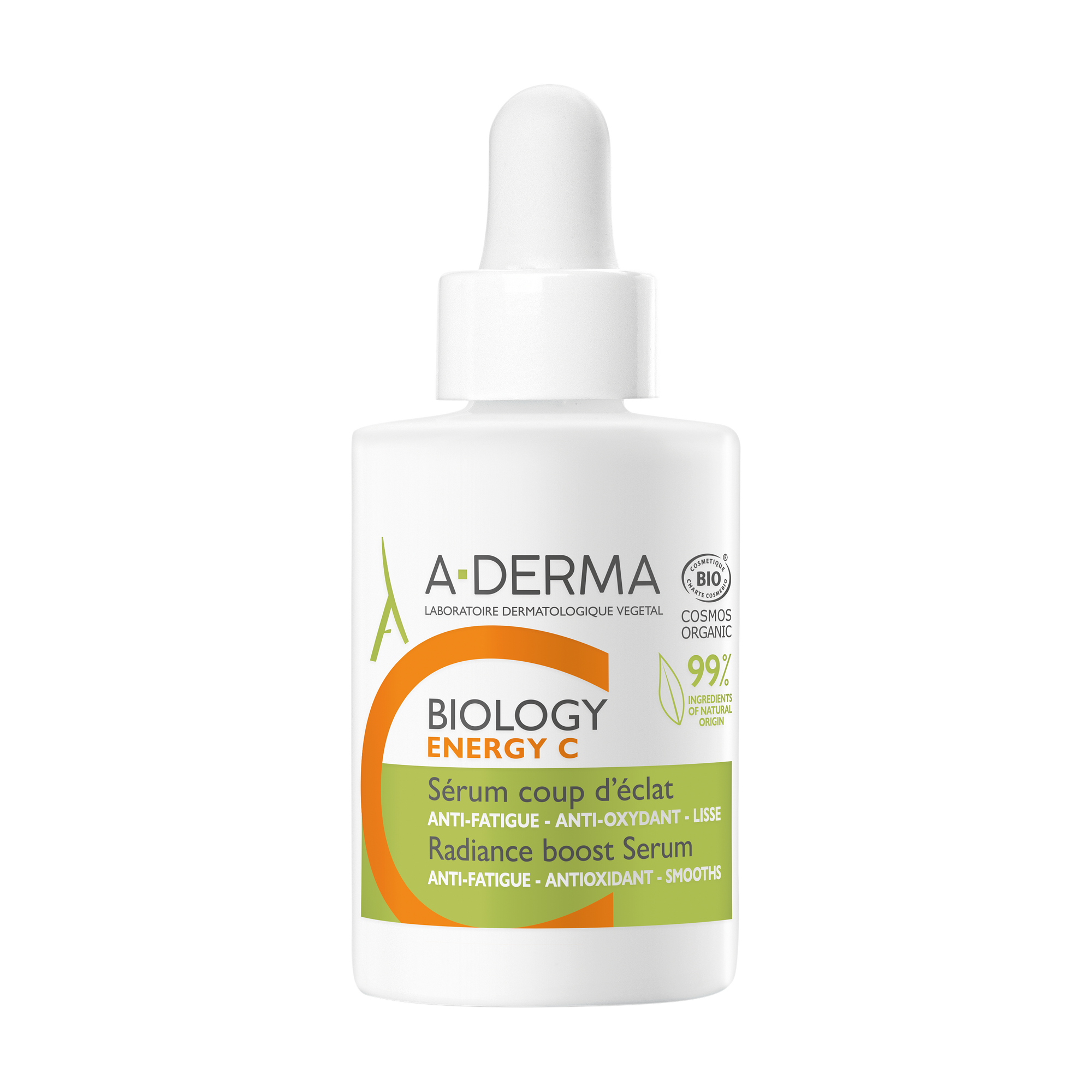 A-Derma Biology Energy C Brightening Serum 30mL