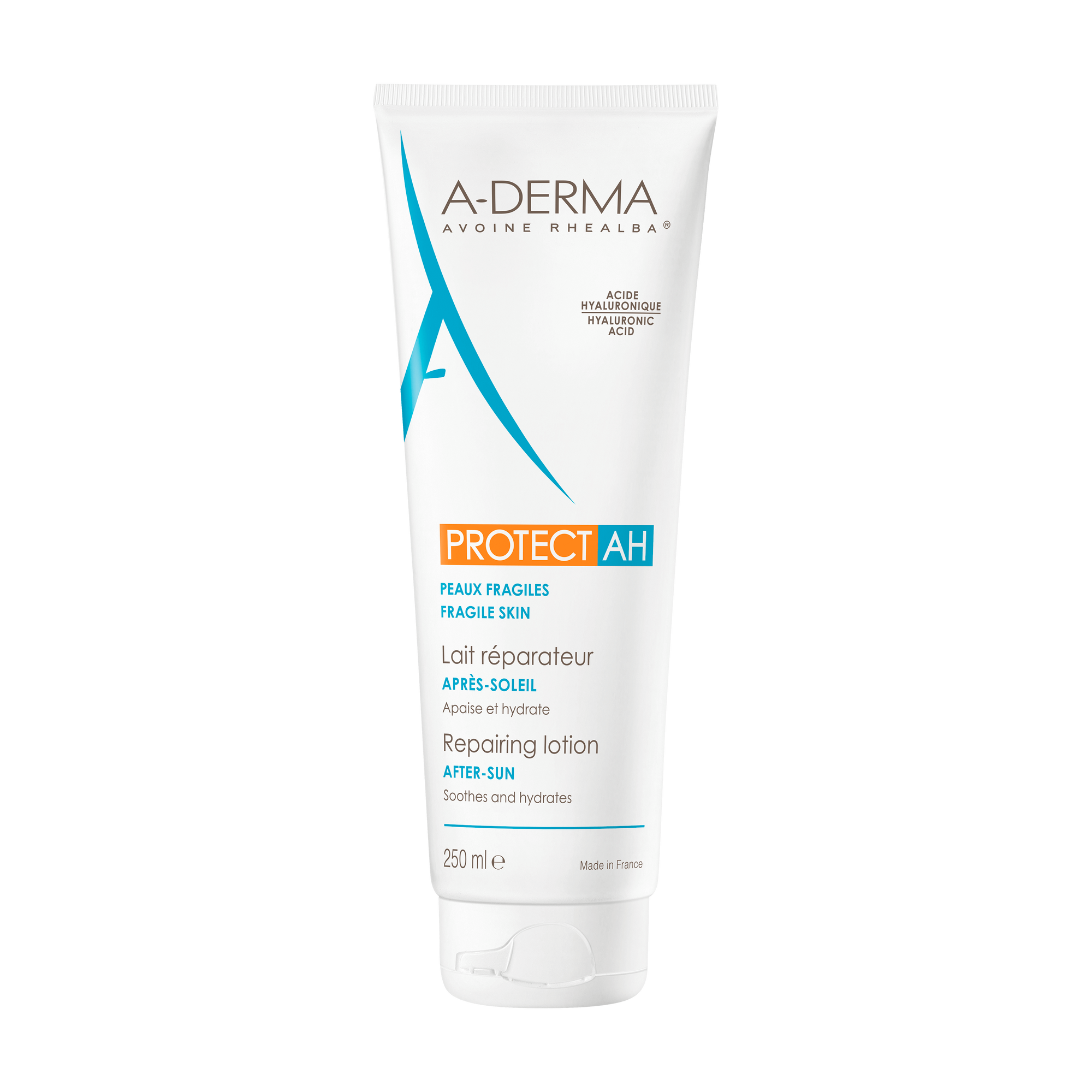 A-Derma Protect AH Leite Reparador Pós solar pele frágil ao sol 250mL
