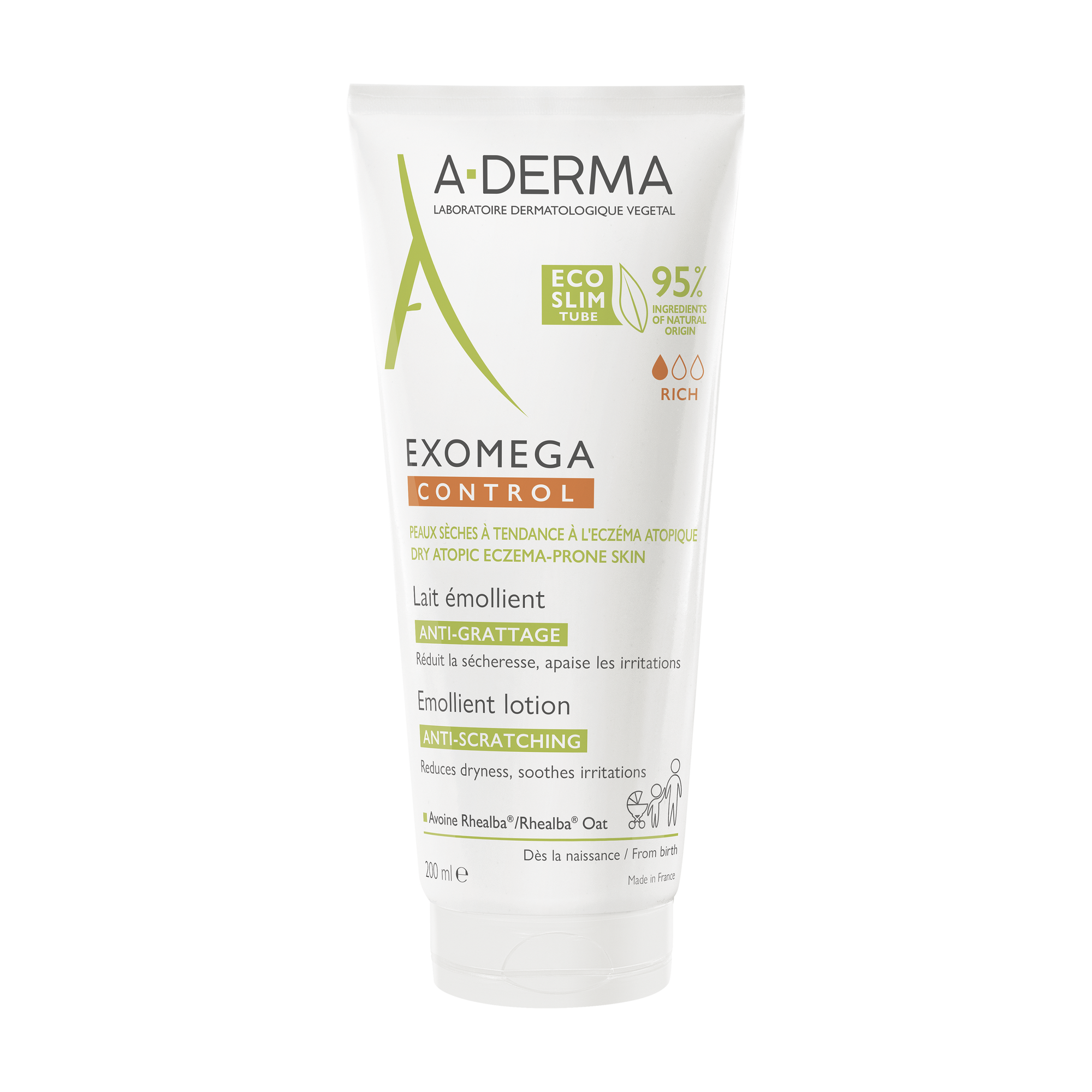 A-Derma Exomega Control Loção pele Seca a Atópica 200mL
