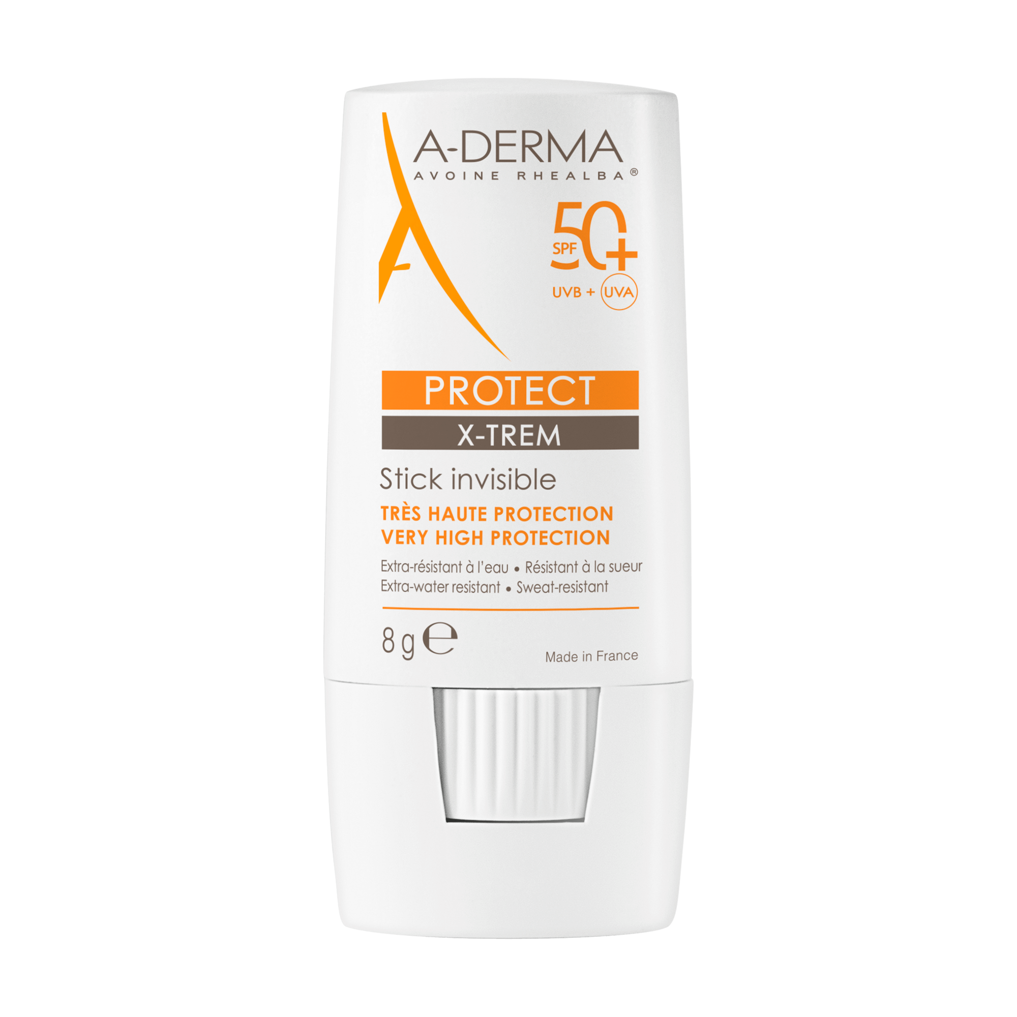 A-Derma Protetor Solar Stick Invisível SPF 50+ Pele Frágil 8g