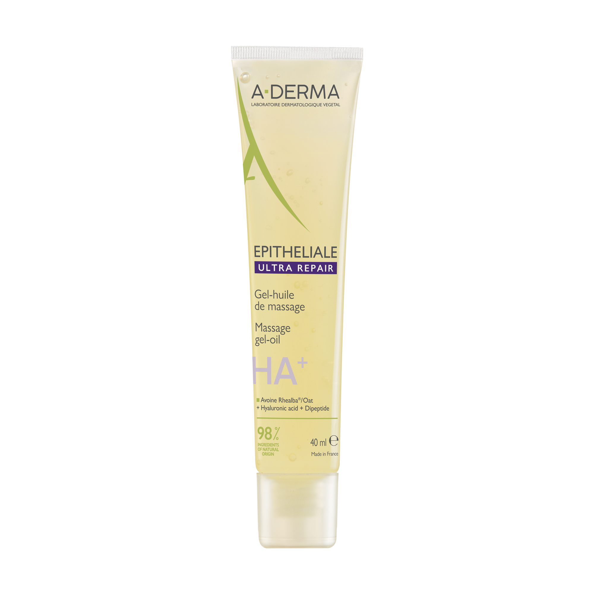 A-Derma Epitheliale Ultra Repair Gel-óleo de massagem antimarcas 40mL