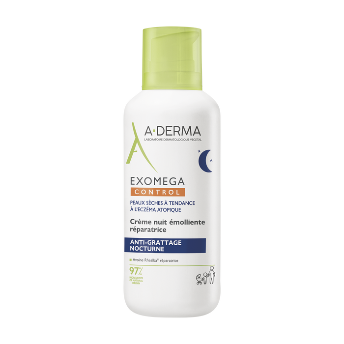 A-Derma Exomega Control Emollient Repairing Night Cream 400mL