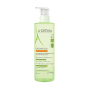 A-Derma Exomega Control Cleansing Gel for Body and Hair, Dry to Atopic Skin, 500mL