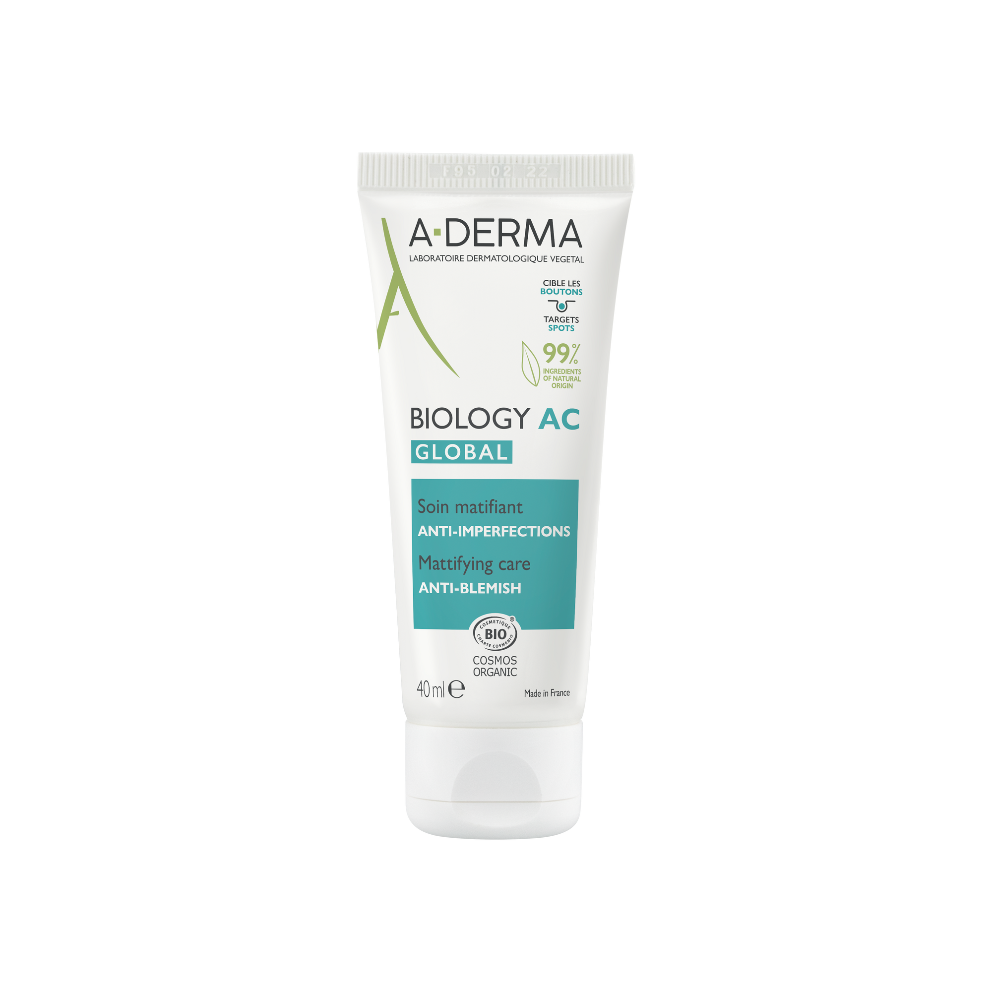 A-Derma Biology AC Global Mattifying Anti-Imperfection Cream 40mL