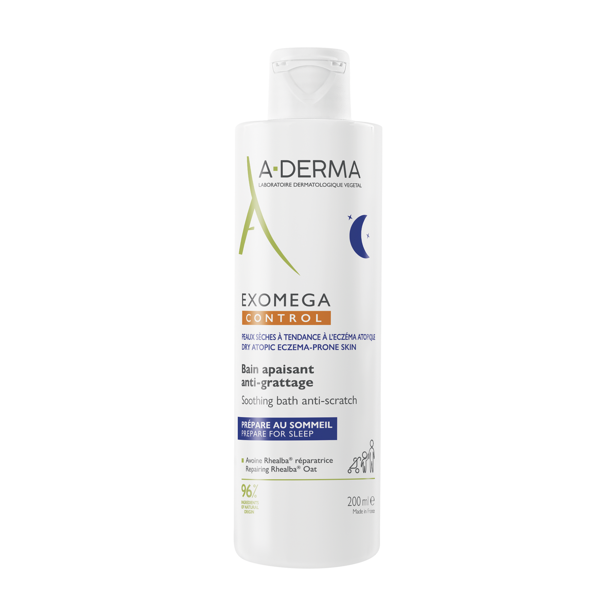 A-Derma Exomega Control Banho calmante antiprurido 200mL