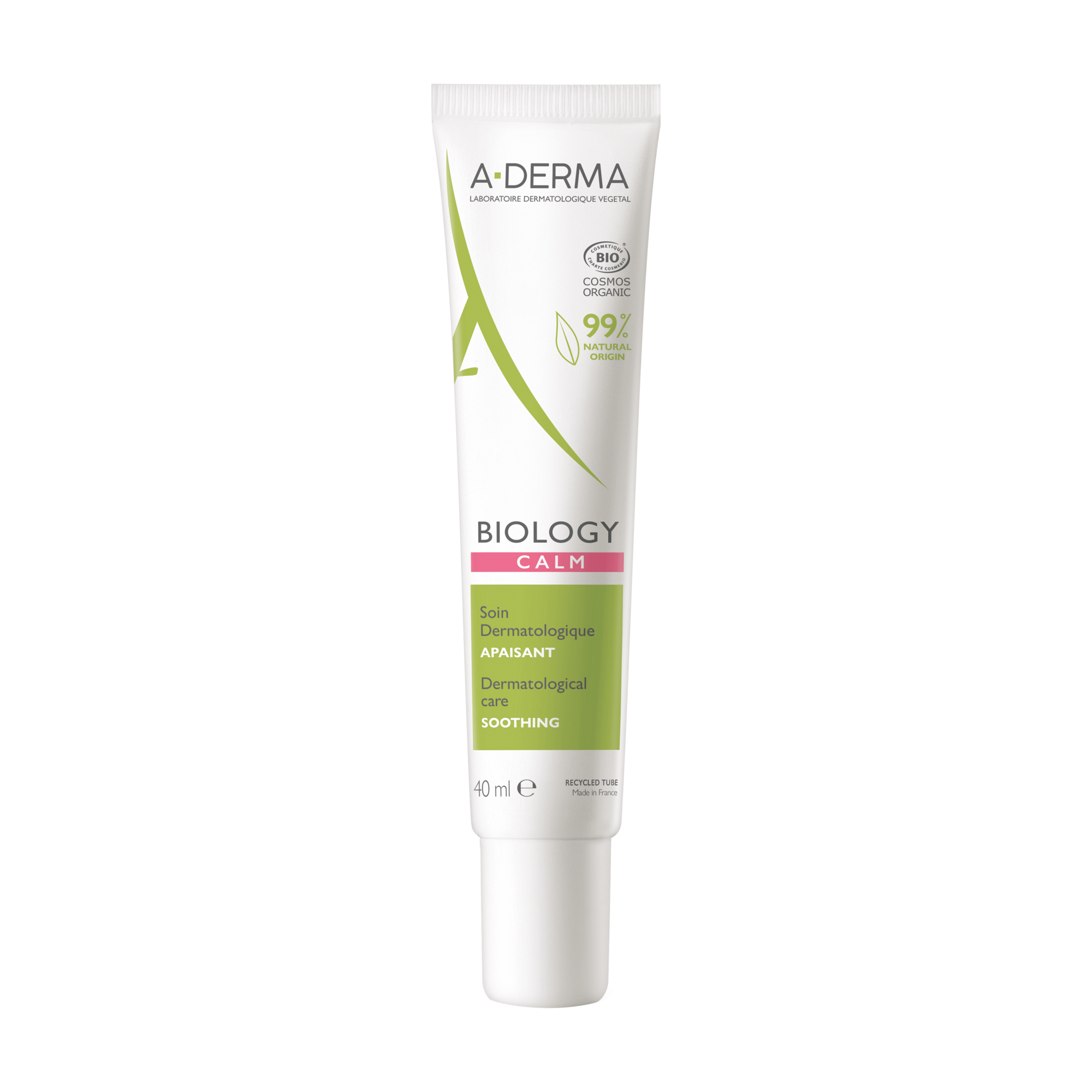 A-Derma Biology Calm Cream for Reactive and Intolerant Skin 40mL