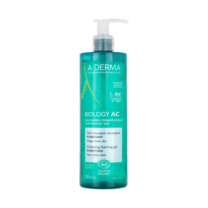 A-Derma Biology AC Purifying Foaming Cleansing Gel 400mL