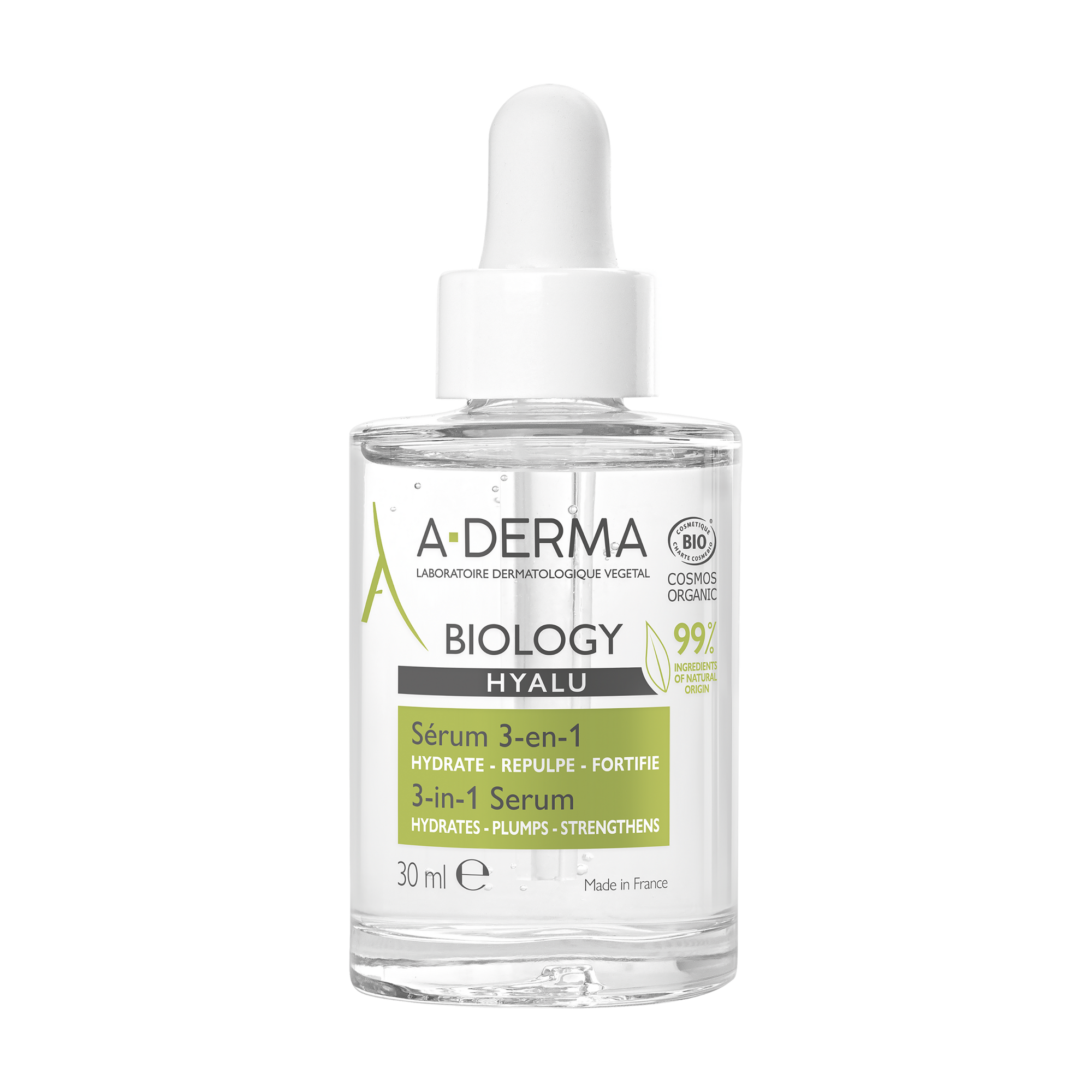 A-Derma Biology Hyalu 3-in-1 Hydrating Serum - 30mL