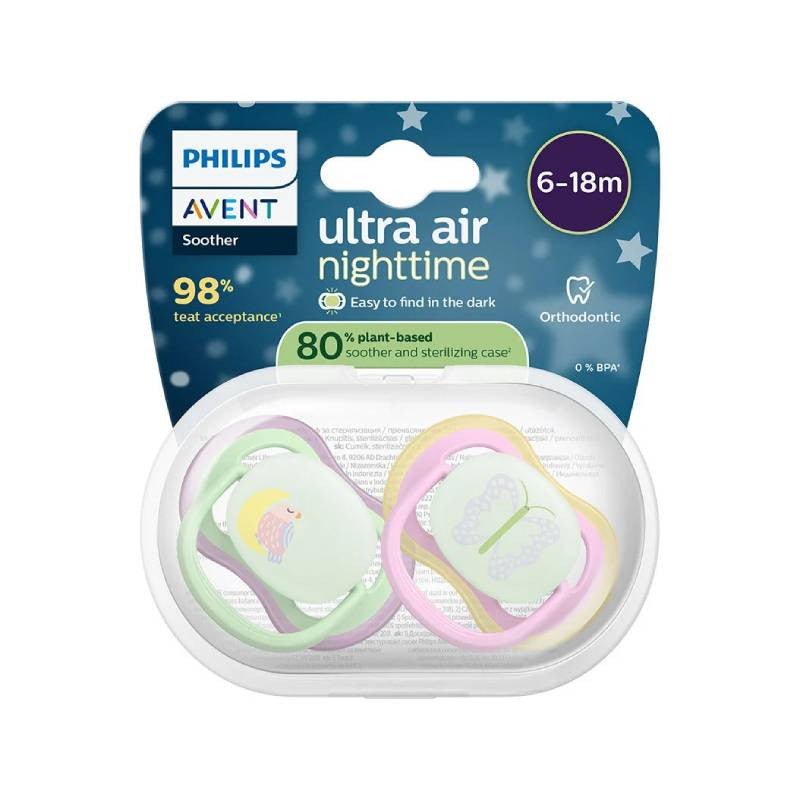 Philips Avent Chupeta Ultra Air Eco 6-18 meses Noturna (Variante G)