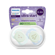 Philips Avent Chupeta Ultra Start Eco 0-2 meses Noturna (Variante B)