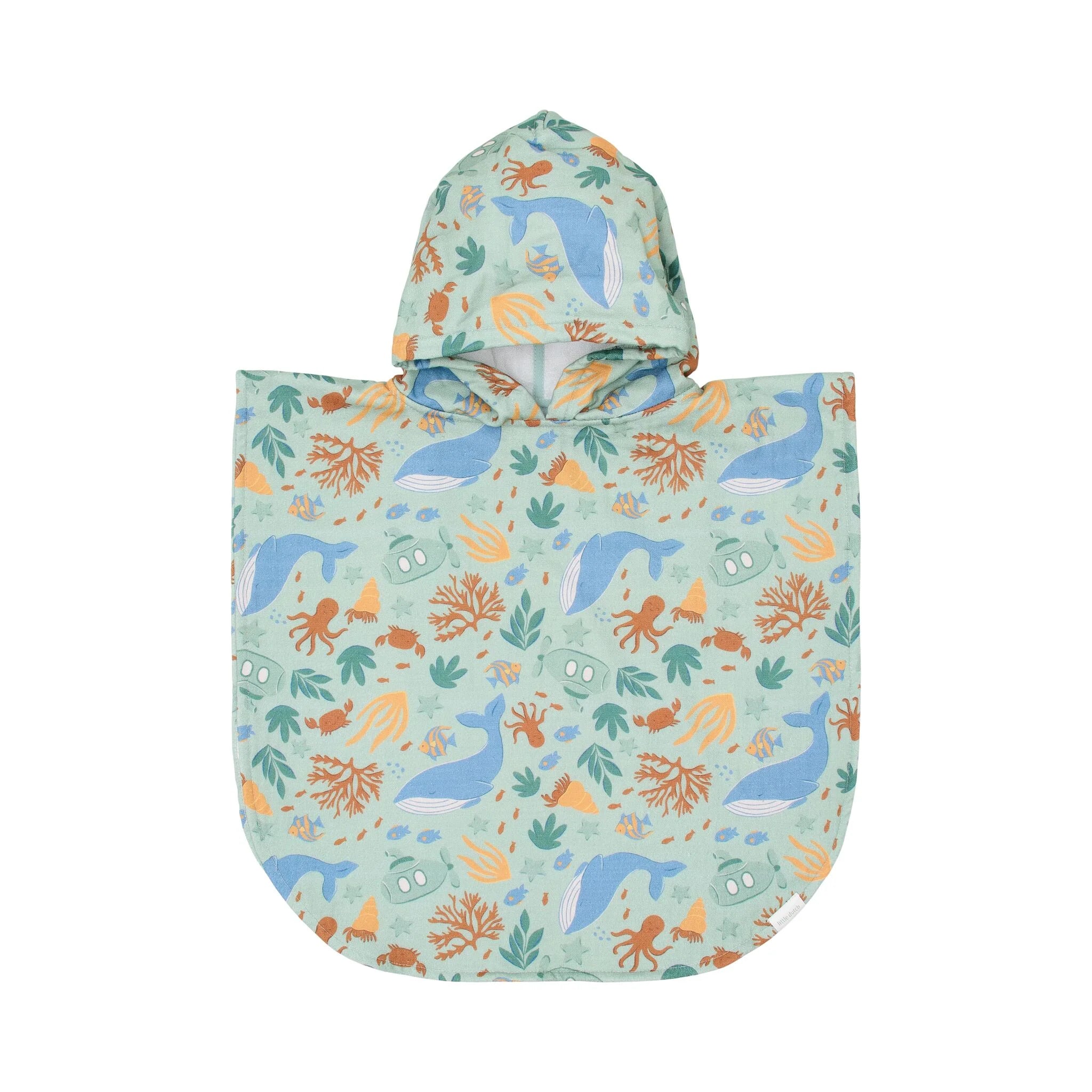 Little Dutch Poncho Ocean World Multicolour 39101