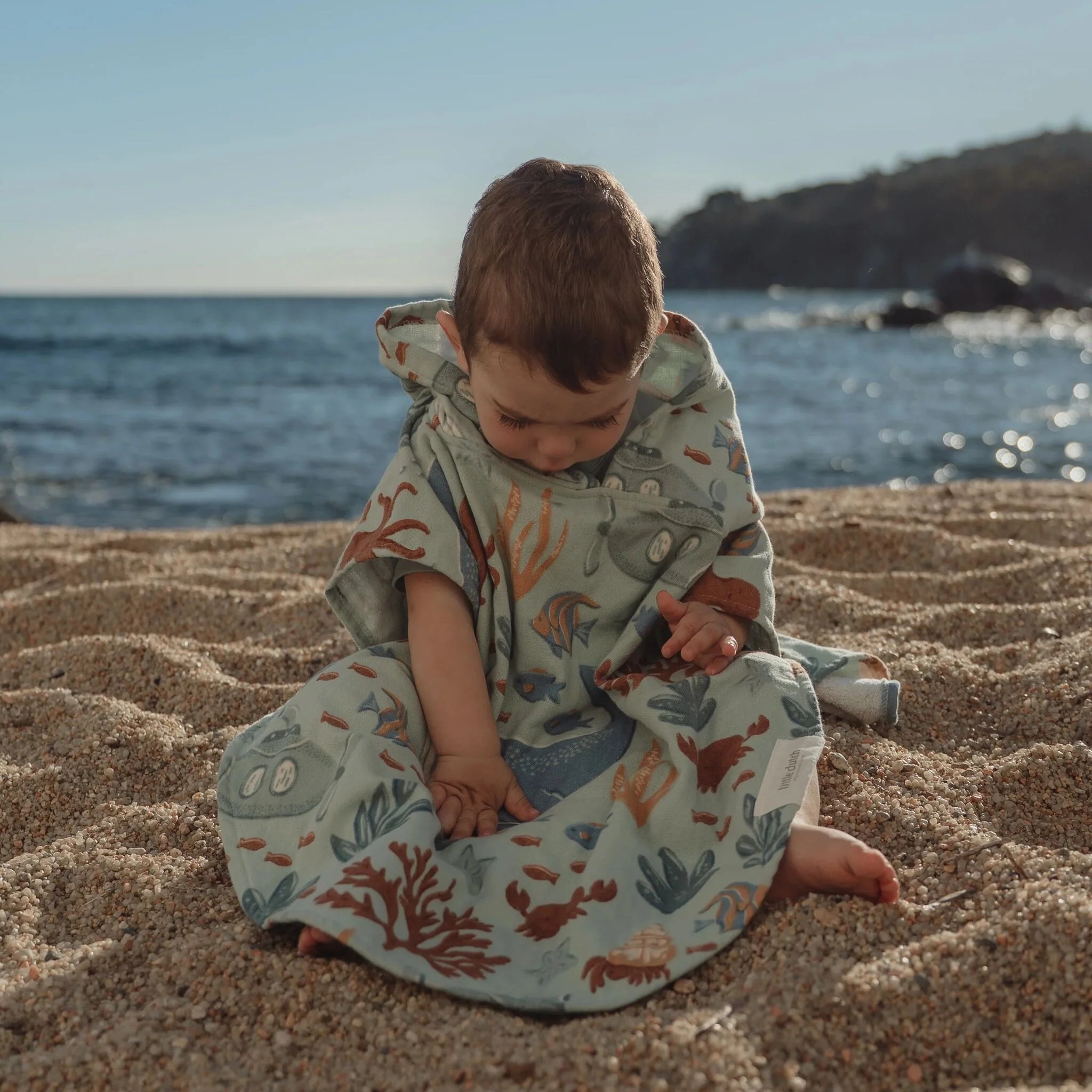Little Dutch Poncho Ocean World Multicolour 39101