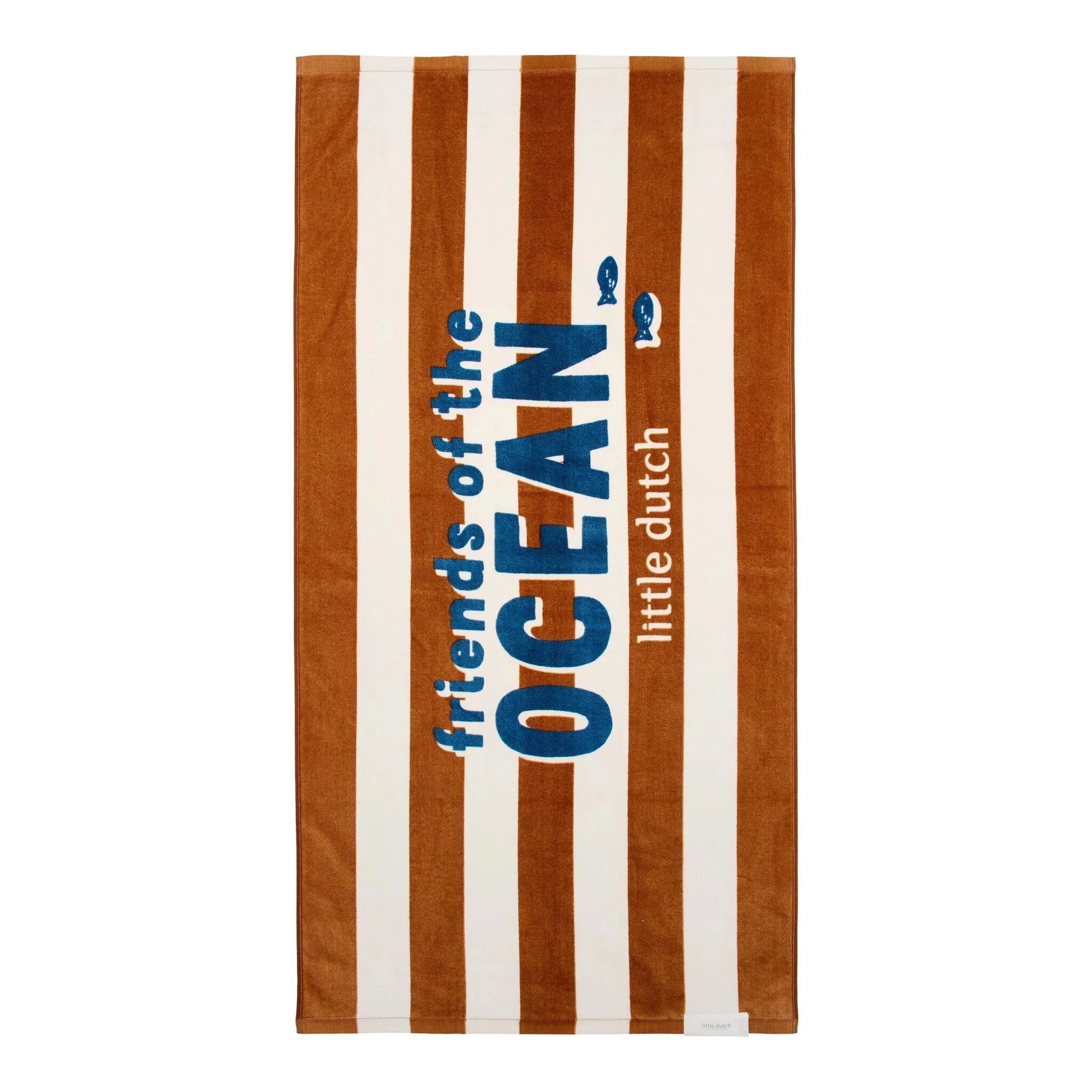 Little Dutch Toalha Ocean World Brown Stripe 39114